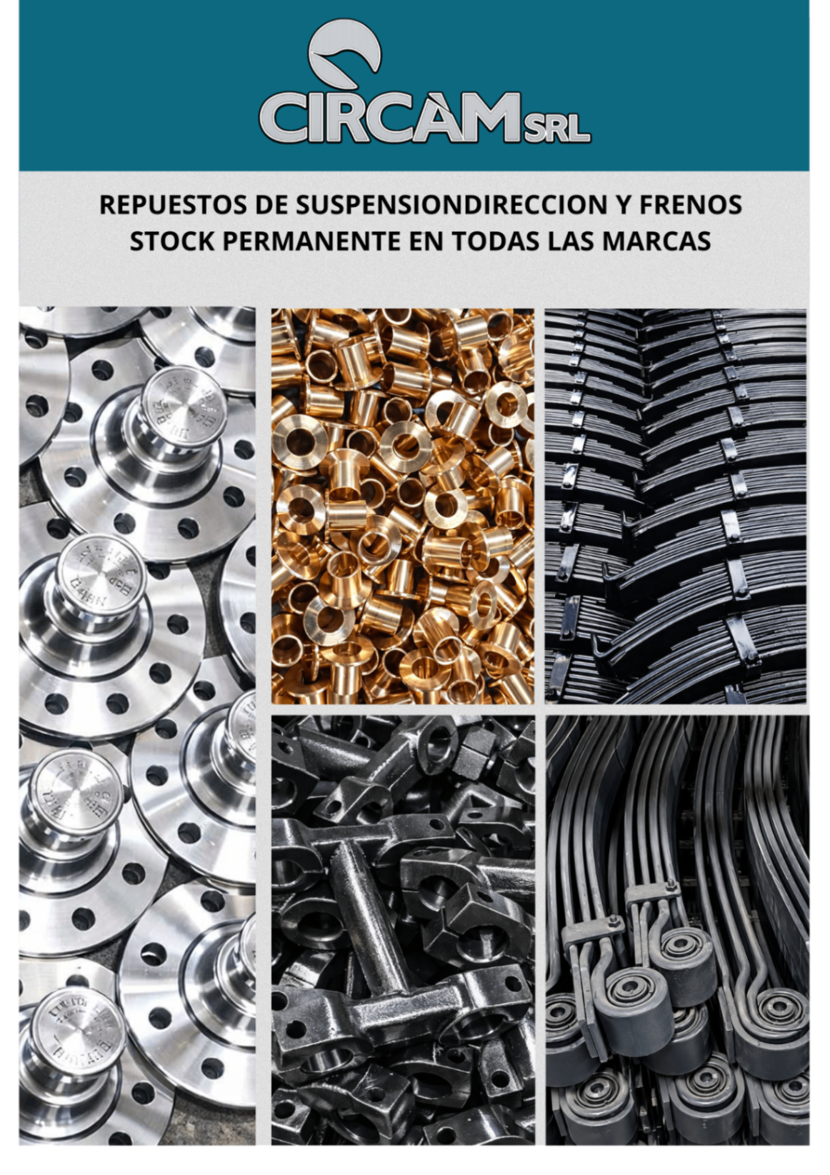 Repuestos de suspensión, dirección y frenos