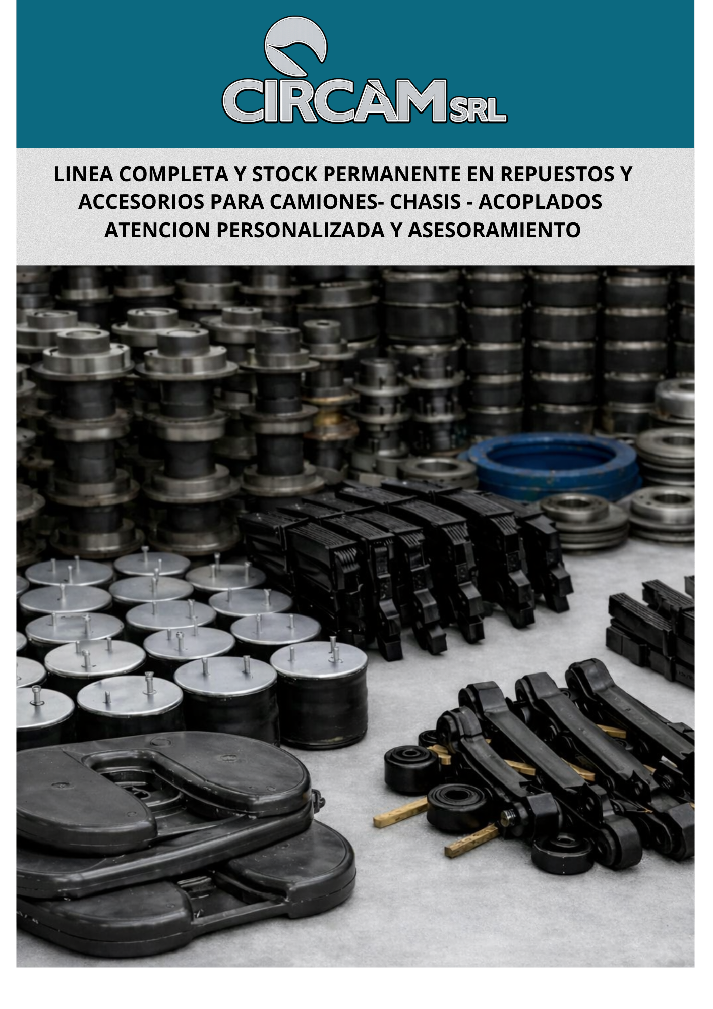 Línea completa de repuestos y accesorios